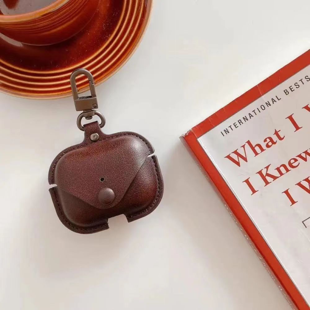 Wholesale Solid Color Faux Leather Headphone Cases